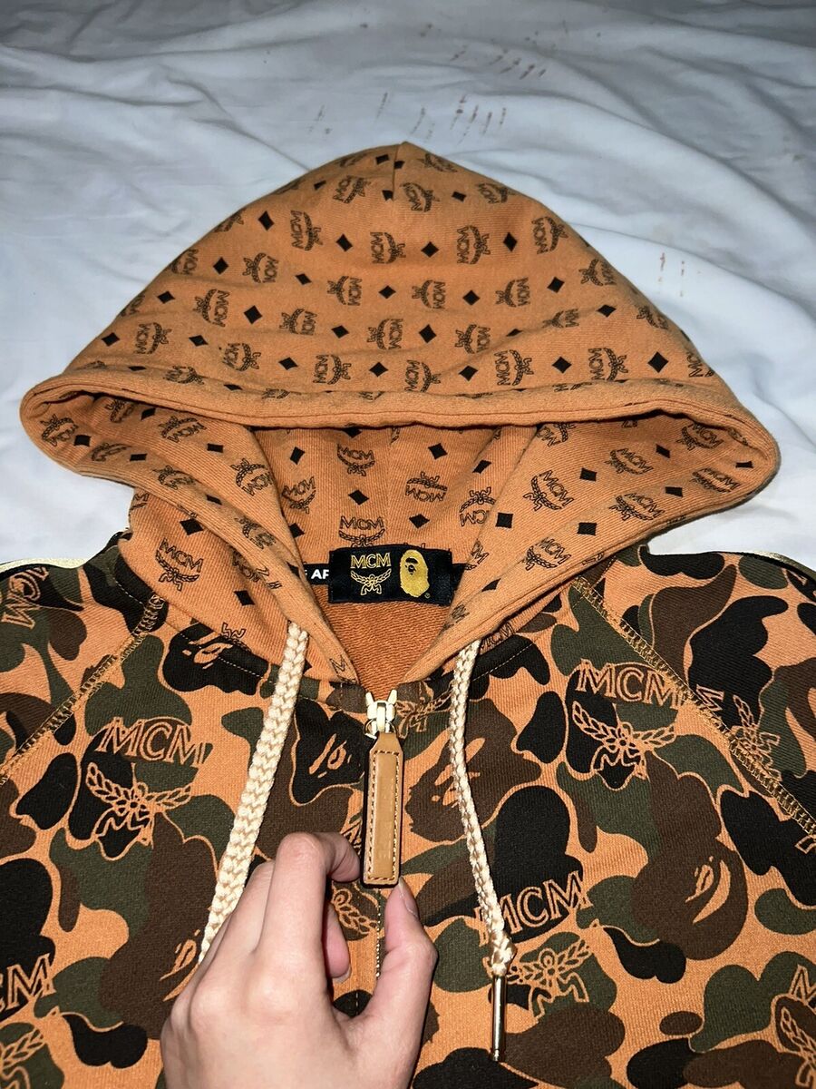 MCM × BAPE® CAMO ZIP HOODIE