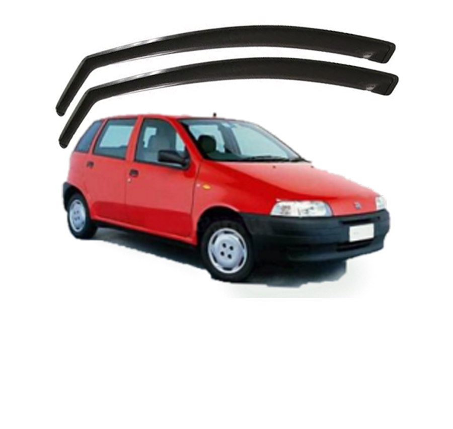 Deflettori Aria Per Fiat Punto 1999 - 2011 5P Antiturbo Antivento Farad 12.340