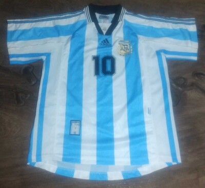 Ortega ARGENTINA National Team 1998 Home Football Shirt Jersey