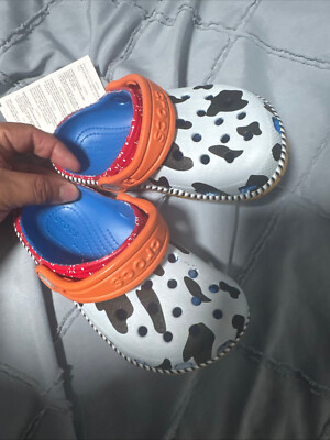 Kids Crocs Toy Story Woody Disney Original Classic Clog Brand New Children J2