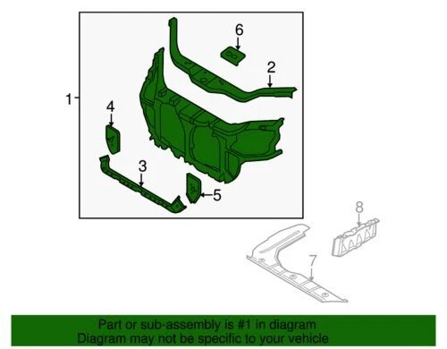 Genuine Kia Radiator Support 64101 1G001 - Изображение 2 из 2