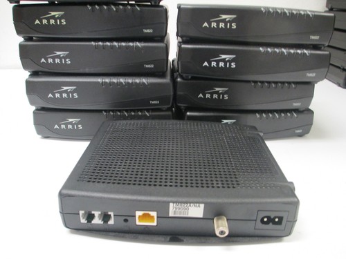 LOT OF 10 Arris TM822A Cable Modems (NO CORDS) *Parts Only* - Picture 5 of 8