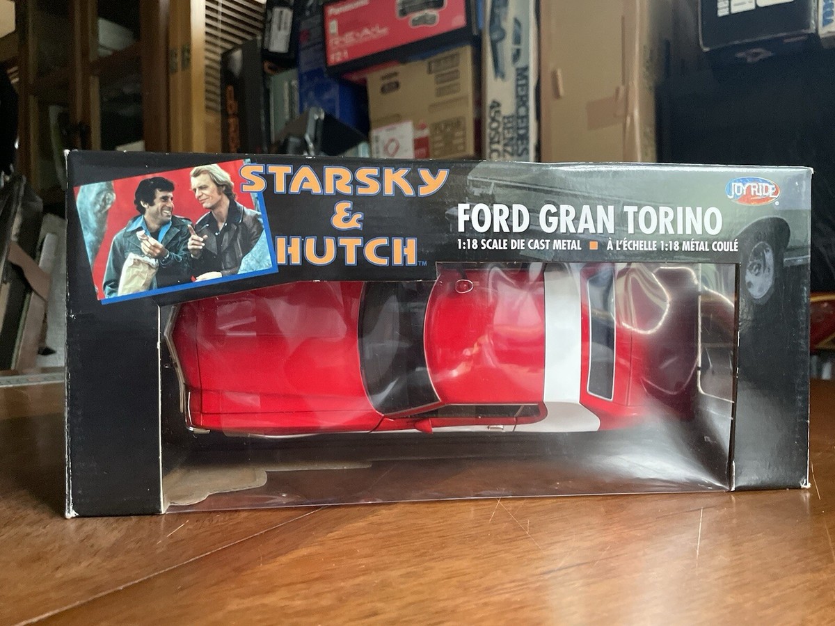 ERTL JoyRide 1/18 Diecast Starsky & Hutch Ford Gran Torino - Red