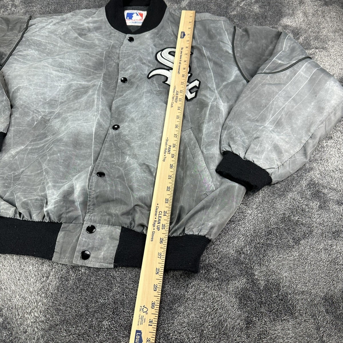 VIntage 90s Chicago White Sox Starter Jacket XL Gray USA MLB VIntage 90s Chicago White Sox Starter Jacket XL Gray USA MLB