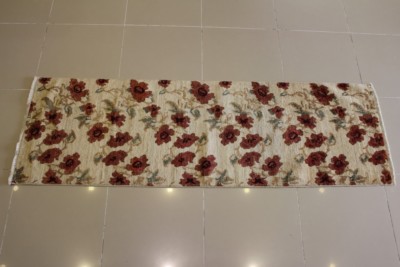 Tapis Coureur Bokhara Jaldar Rouge Fait Main – Laine Et Soie – 74x234cm