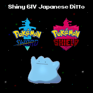 6iv Japanese Jpn Shiny Ditto Pokemon Sword And Shield
