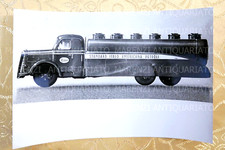 FOTOGRAFIA FOTO BENZINA PETROLIO AUTOBOTTE ESSO CAMION TIR D'EPOCA SAIV LANCIA