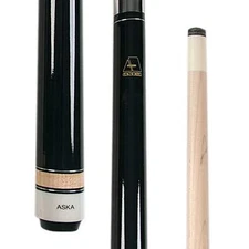 ASKA Pool Cue LCSN36 Black, 36" Stick,