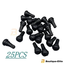 25Pcs TR412 Tubeless Tire Valve Stems Stubby for ATV, Lawn Mower, Etc