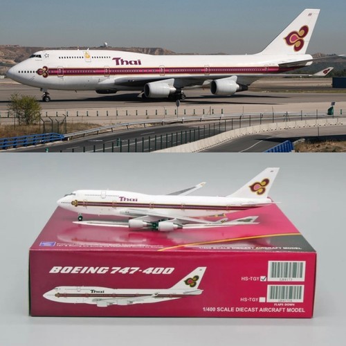 Thai Airways B747-400 Reg: HS-TGY Scale 1:400 JC Wings Diecast model LH4173 - Picture 2 of 12