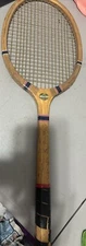 Vintage N. J. Magnan olympic Wooden Tennis Raquet