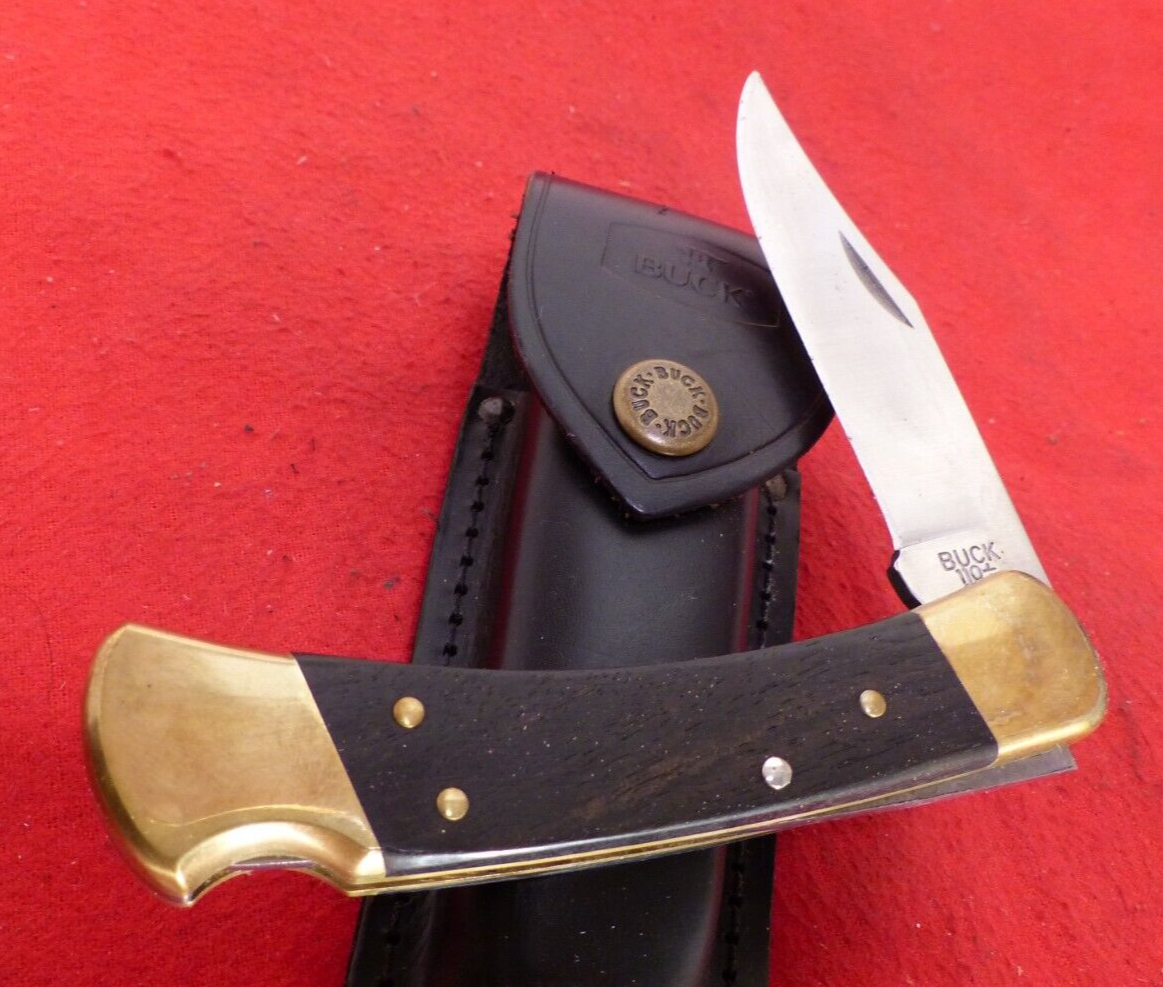 Buck USA Made 110 5" Closed Folding Hunter Lock Blade lockback 2021