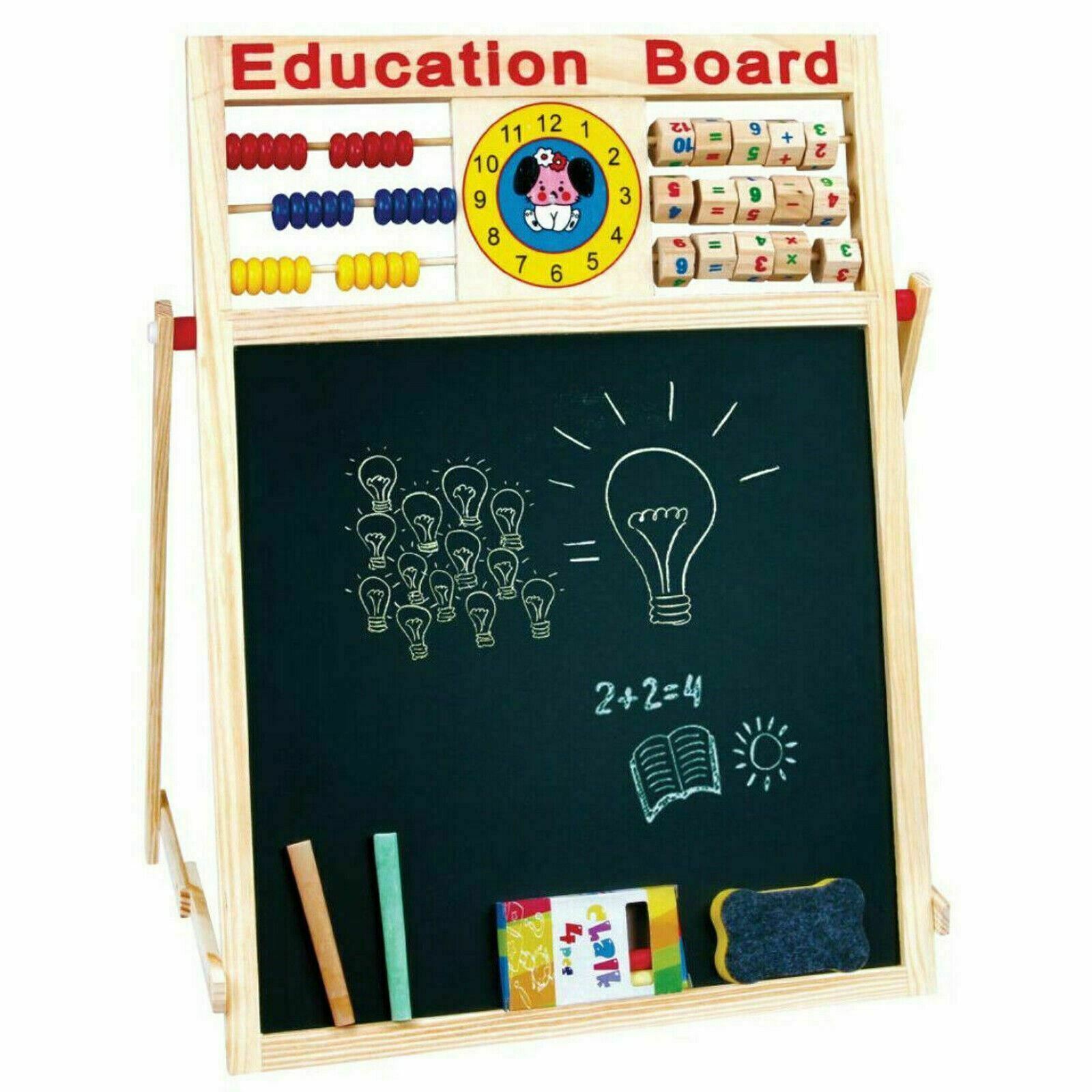 6IN1 EARLY YEARS EDUCATION ACTIVITY SET CHALKBOARD WHITEBOARD KIDS