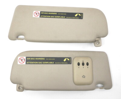 Sunvisor Sun Visor Set Homelink 96-01 Audi A4 B5 - Genuine - 8D0