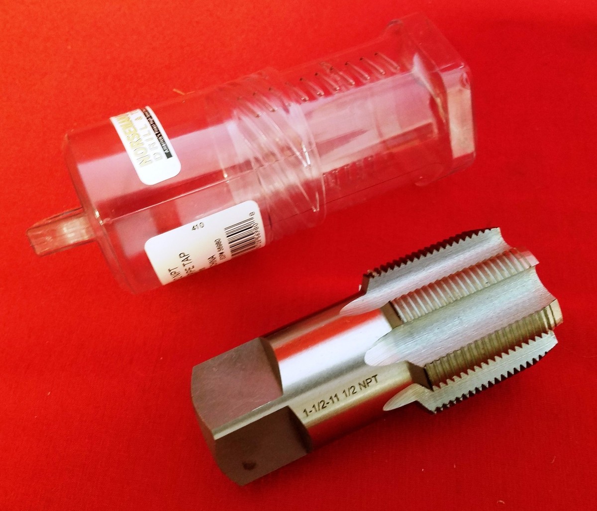Pipe Tap Set Threading Tool S NPT - Pipe Taps With Storage Box For ...