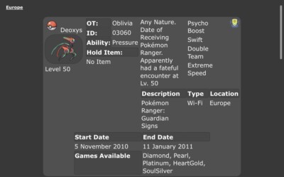 Pokémon GO anuncia que Deoxys forma defensa estará en las incursiones EX Pokémon GO anuncia que Deoxys forma defensa estará en las incursiones EX