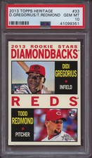 2013 Topps Heritage 33 Didi Gregorius Todd Redmond PSA 10 Gem Mint RC