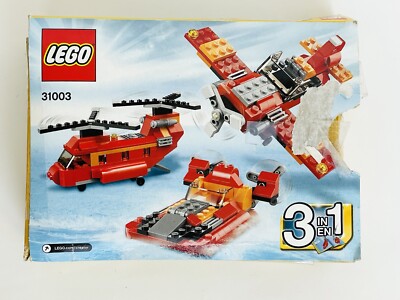 Hello　4点セット Lego 31003 Creator 3 In 1 Red Rotors - Complete * Damaged Box