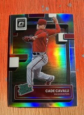 2022 Donruss Optic Cade Cavalli Rated Prospect Silver Prizm #RP-13 Nationals