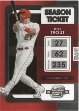 2022 Panini Contenders Optic Mike Trout #5 Los Angeles Angels