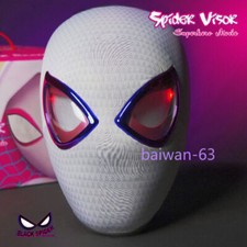 Spider-Man: Across The Spider-Verse Gwen Stacy LED Eyes Mask Headgear Prop Gift