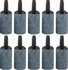 10 Pcs Aquarium Air Stone 1 Inch Fish Tank Aerator Bubble Diffuser For Aquariums