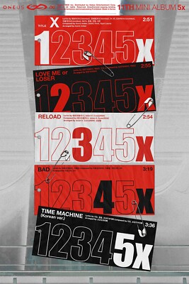 ONEUS 5X 11th Mini Album MAIN Ver/CD+Photo Book+Tag+6 Card+4
