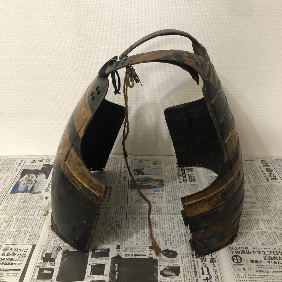 Kacchu "甲冑" Dou Japonés Samurai Armadura Período Edo Antiguo Busho con óxido 3,1 kg Foto 4 de 4