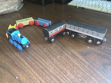  6  BRIO   TRAIN  S  Engine Tanker Car Wooden Railway Thomas Compatible