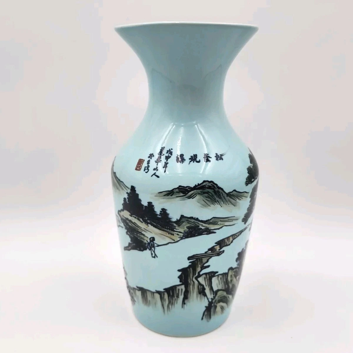 蓝色1900-1940 中国古董花瓶| eBay