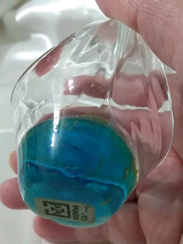 Cesta de cuenco vintage Mdina Art Glass arena y azul mar - firmada y pegatina excelente - Imagen 18 de 22