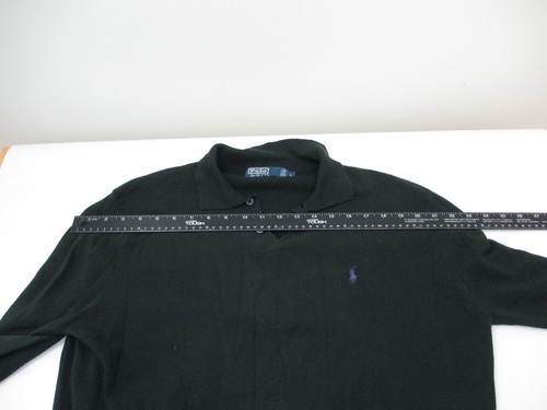Polo Ralph Lauren maglione adulto grande nero viola pony preppy polo uomo medio* - Foto 5 di 16