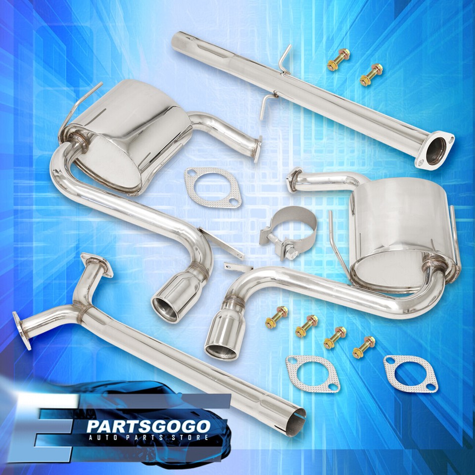 For 02-06 Mini Cooper S R53 Steel Catback Exhaust System + 3