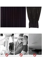 2pcs Car Anti-uv Side Window Sunshades Curtain Auto Rear Windshield Sun Block