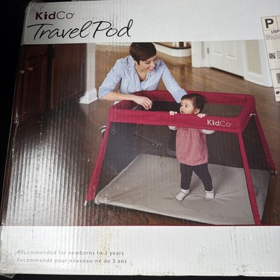 Kidco TravelPod Portable Play Yard - Cranberry - New! Free Shipping! Travel Pod