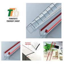 High-Impact 31.5  Corner Guards - 8 PCS Clear Self-Adhesive Wall Protectors