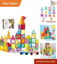 Magnetic Building Tiles 104pcs STEM Educational Creative Construction Toy