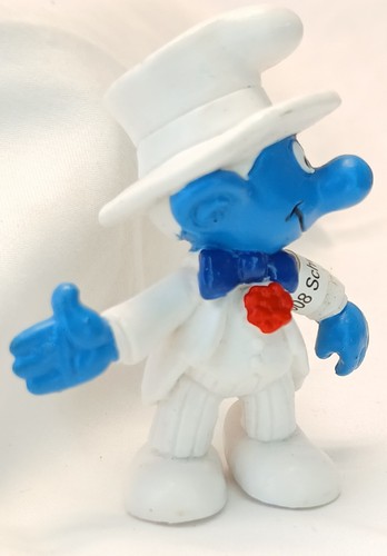 Smurfs Schleich Groom White Tux Suit Wedding SKU5818320413 Peyo - Picture 2 of 7