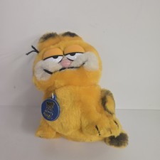 Vintage 1981 Dakin Garfield The Cat Plush Stuffed Animal With Tags