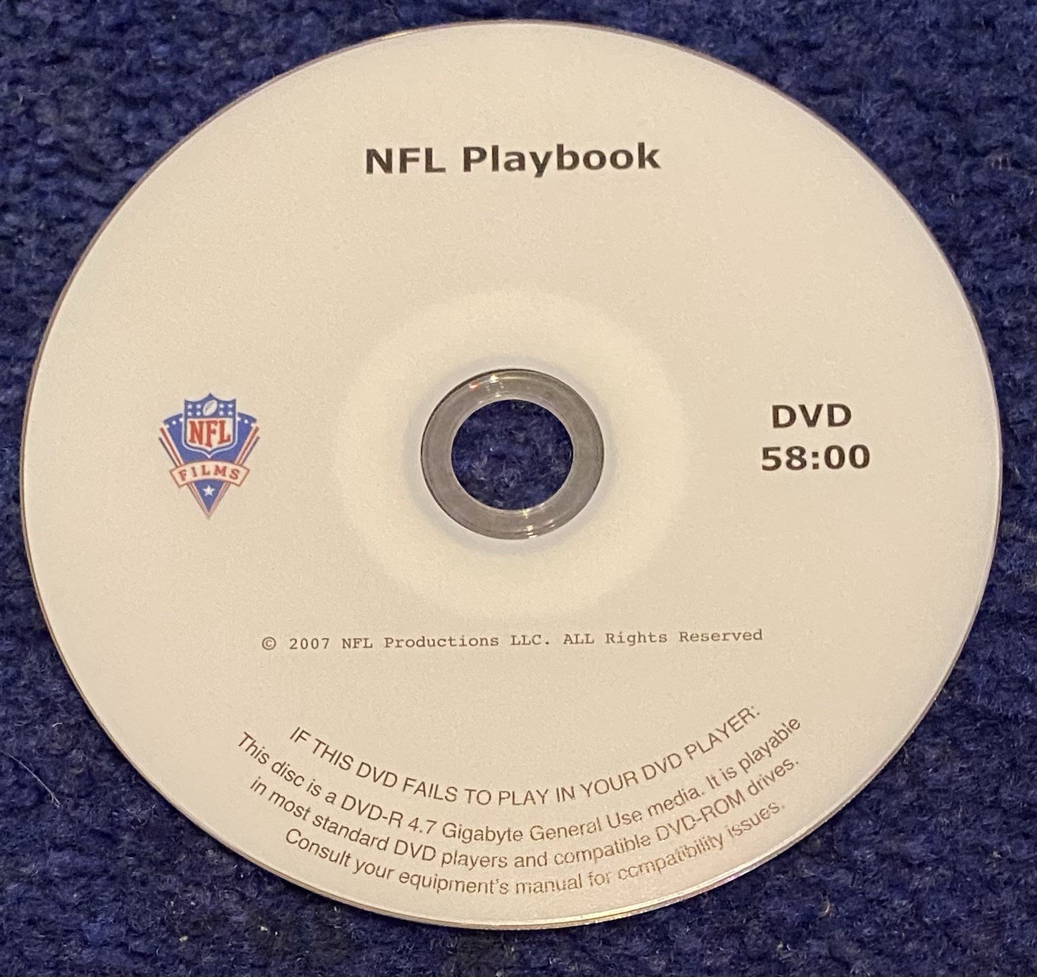 NFL Playbook—NFL Films DVD
