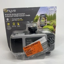 Orbit B-Hyve XD Bluetooth 4-Outlet Hose Faucet Timer Watering Sprinkler Timer