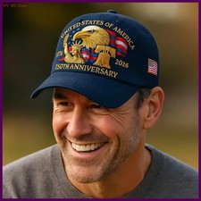 United States 250th Anniversary Hat Printed Baseball Cap Secure and Comfortable
