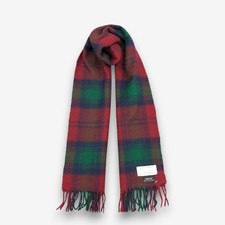 Aquascutum Wool Scarf Vintage Winter Classic Scottish Tartan Scarves 12x54