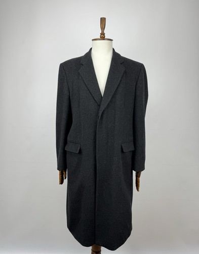 Marks & Spencer, Vintage St Michael M&S 100% Wool Grey Overcoat Long Men’s size 42