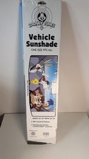 Vintage 1997 Looney Tunes Vehicle Sunshade Bugs Bunny Taz Tweety Sylvester NOS