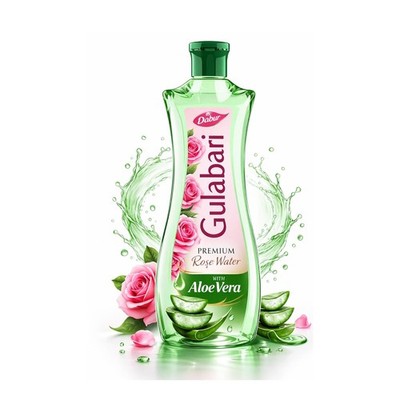 Dabur Gulabari Premium Rose Water With Aloe VeraFor All Skin Types (400ml) FS