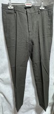 NEW Alexander McQueen Men IT54 US 38 x 33 Military Green Wool Blend Dress Pants