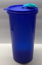 Tupperware Sheer Blue 281 Handolier 48 Oz. Round Pitcher