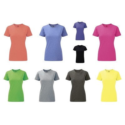RUSSELL Damen T-Shirt Basic Shirt HD Slim Kurzarm Rundhals XS-XXL R-165F NEU