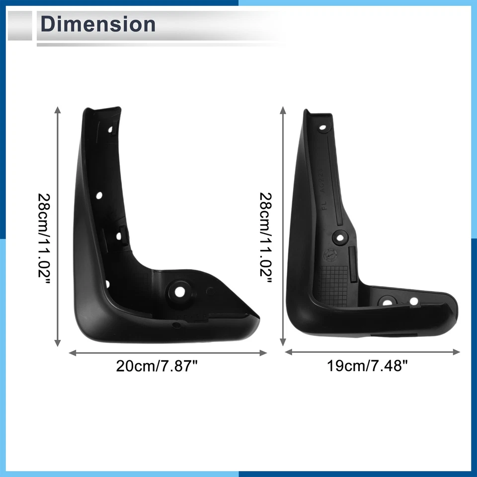 Juego de 1 guardabarros guardabarros para Subaru Legacy 2006-2009 Foto 3 de 4